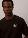 Negru Tricou Cu Maneca Scurta Cu Monologo Si Imprimeu Graffiti Pe Spate  Barbati