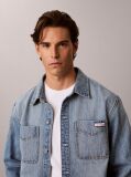 Denim 90s Relaxed Logo Denim Overshirt  Men