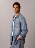 Denim 90s Relaxed Logo Denim Overshirt  Men