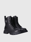 Black Kids Lace-Up Boots  Girls