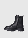 Black Kids Lace-Up Boots  Girls