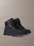 Black Kids Lace-Up Boots  Kids Unisex