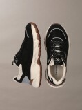 Black Kids Low Cut Lace-Up Sneakers  Kids Unisex