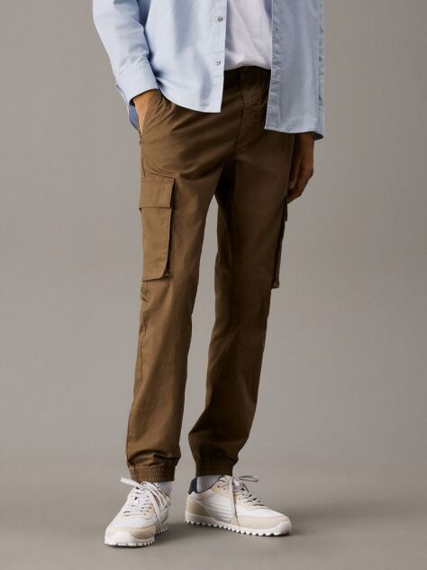 Maro Pantaloni Cargo Skinny Din Material Ripstop  Barbati