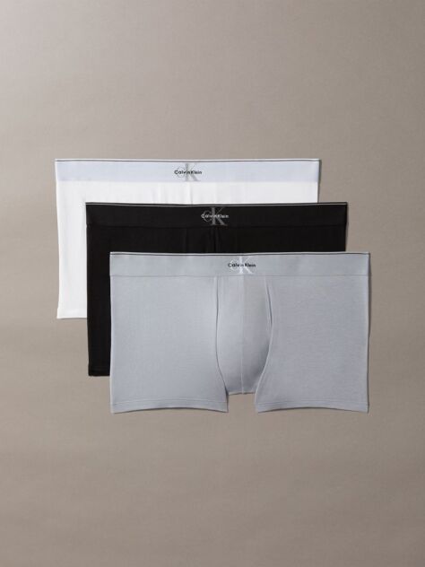 Multi Boxeri Din Bumbac Elastic Cu Monograma Grafica  Barbati