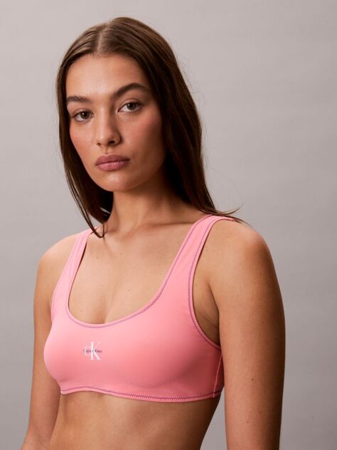 Roz Sutien De Baie Bralette - CK Monogram  Femei