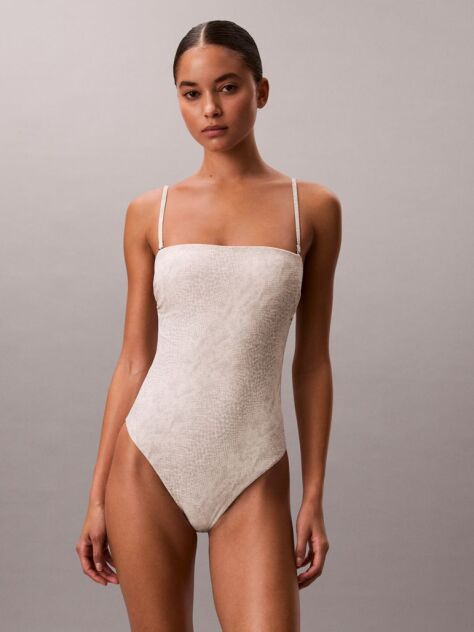 Gri Costum De Baie Bandeau - CK Essentials  Femei