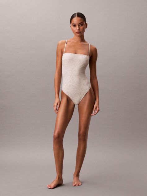 Gri Costum De Baie Bandeau - CK Essentials  Femei