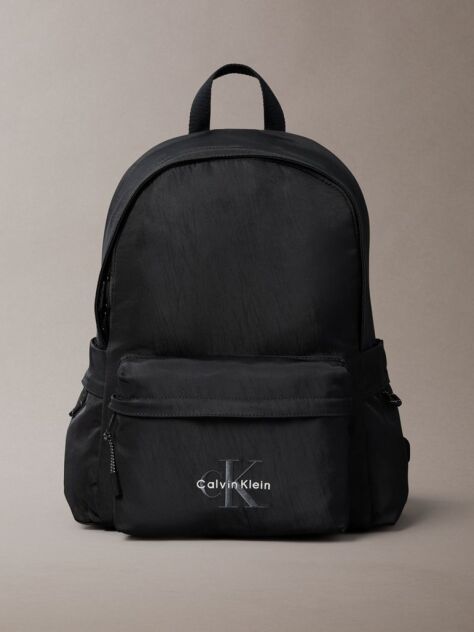Negru Rucsac Cu Logo Monograma  Barbati