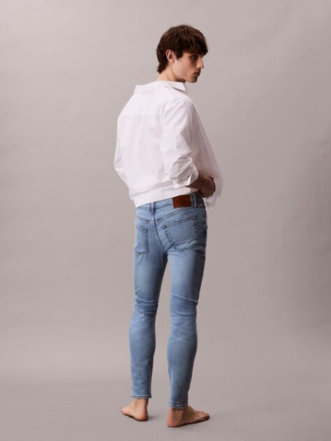 Denim Blugi Cu Croiala Slim Tappered   Barbati