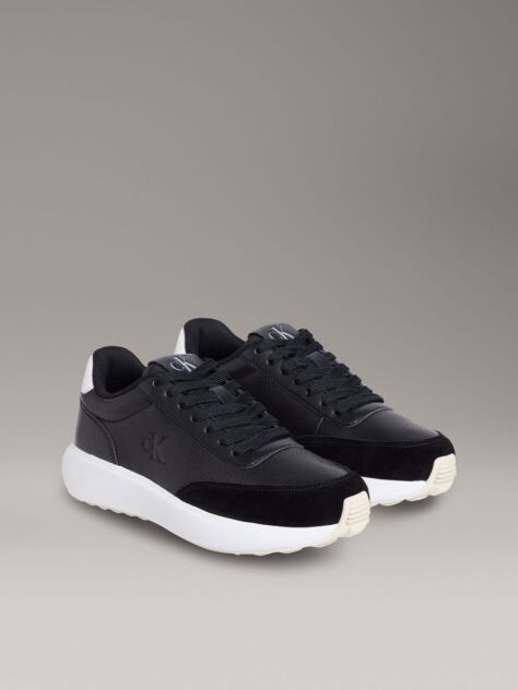 Negru Adidasi Runner Din Piele  Femei