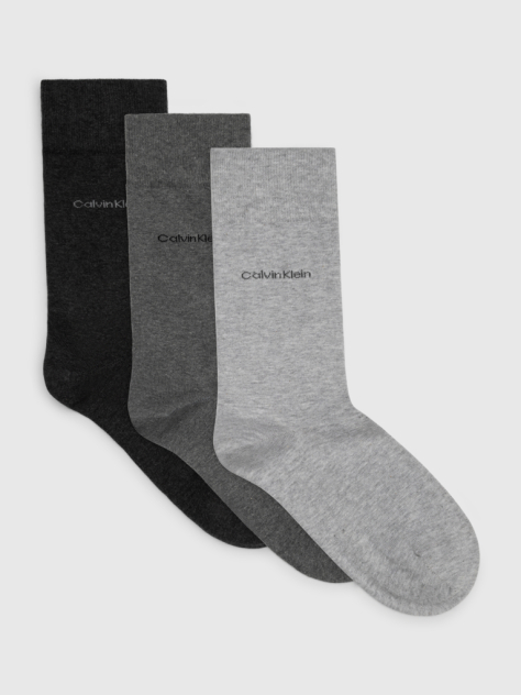 Grey 3 Pack Men Socks  Men