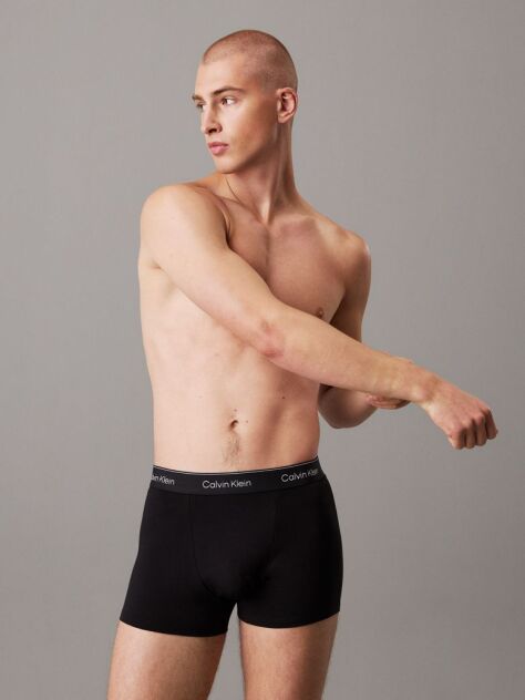 Negru Set 3 Boxeri Relaxati Dart – Icon Cotton Stretch  Barbati