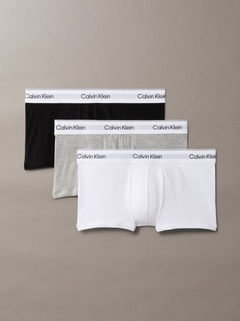 Multi Set 3 Boxeri Cu Talie Joasa – Icon Cotton Stretch  Barbati