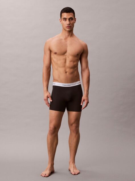 Negru Set 3 Boxeri Tip Slip – Icon Cotton Stretch  Barbati