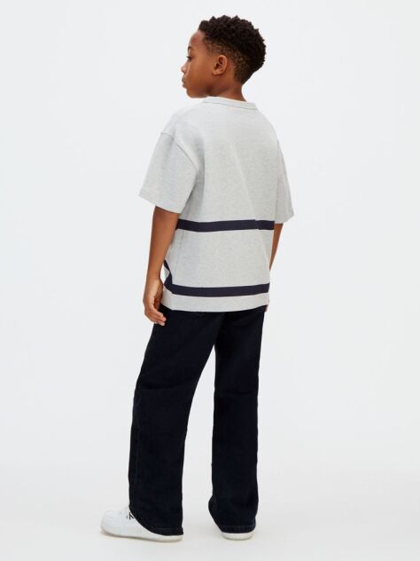 Gri Tricou Cu Logo  Baieti