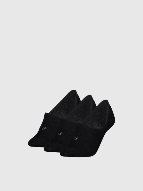 Negru Set 3 Perechi Sosete Invizibile  Femei