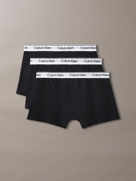 Negru Set De 3 Perechi De Boxeri Pentru Baieti - Icon Cotton Stretch  Baieti