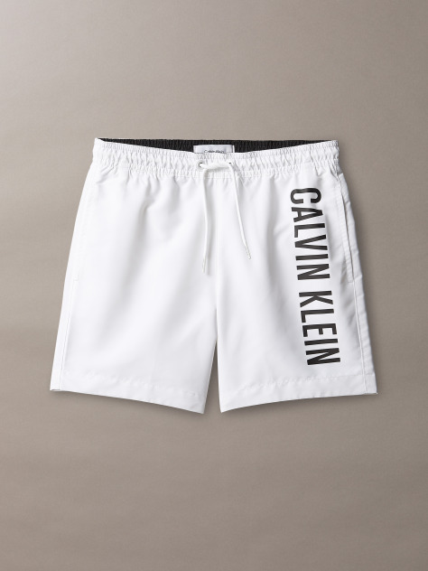 Alb Pantaloni Scurti De Baie Pentru Baieti - Intense Power  Baieti