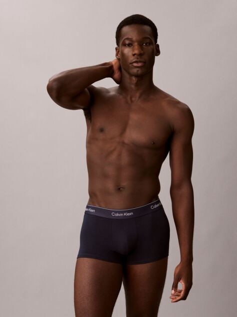 Multi Set 3 Boxeri Cu Talie Joasa – Icon Cotton Stretch  Barbati