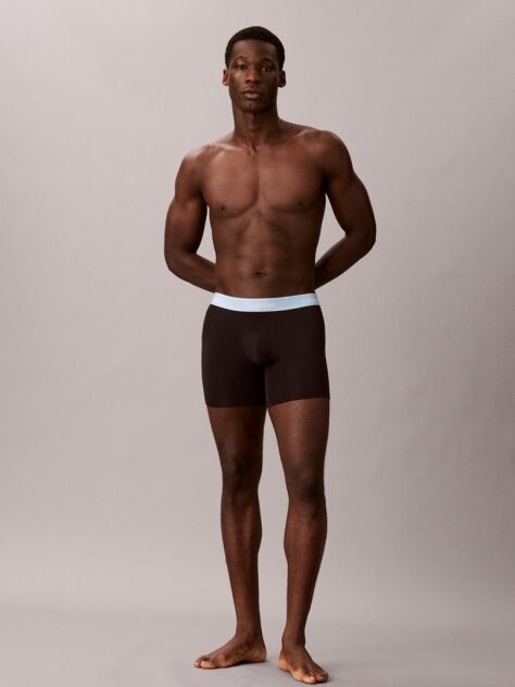 Negru Set 3 Boxeri Tip Slip – Icon Cotton Stretch  Barbati