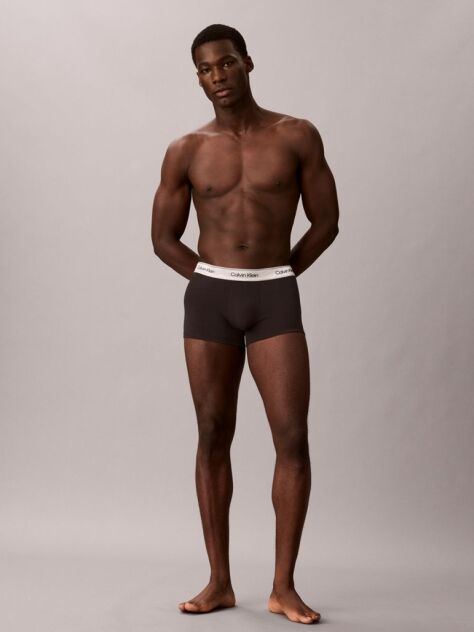 Negru Set De 3 Perechi De Boxeri - Icon Cotton Stretch  Barbati