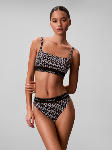 Negru Sutien De Baie Bralette - CK Icon  Femei