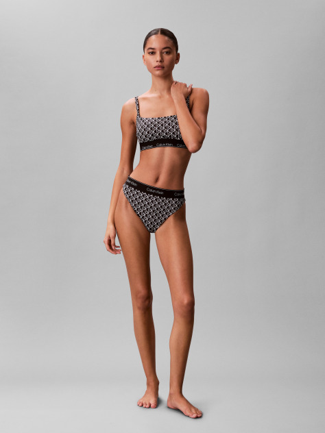 Negru Sutien De Baie Bralette - CK Icon  Femei