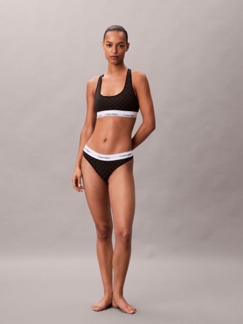 Negru Bralette Fara Captuseala – Icon Cotton Modal  Femei