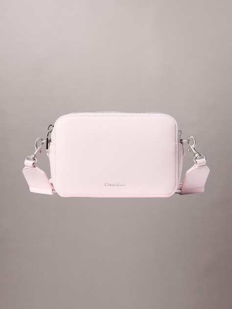 Roz Geanta Stucturata Crossbody Convertibila Cu 2 Bretele  Femei
