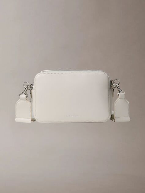 Alb Geanta Stucturata Crossbody Convertibila Cu 2 Bretele  Femei
