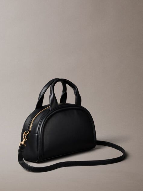 Negru Geanta Crossbody Cu Monograma Signature  Femei