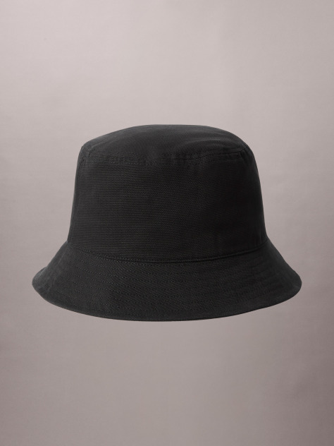 Negru Palarie Tip Bucket Din Canvas Cu Logo Semnatura  Femei
