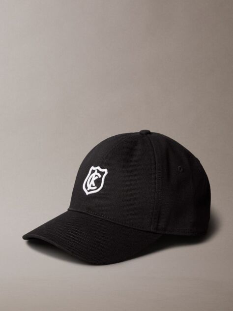 Negru Sapca Din Twill Cu Logo  Barbati