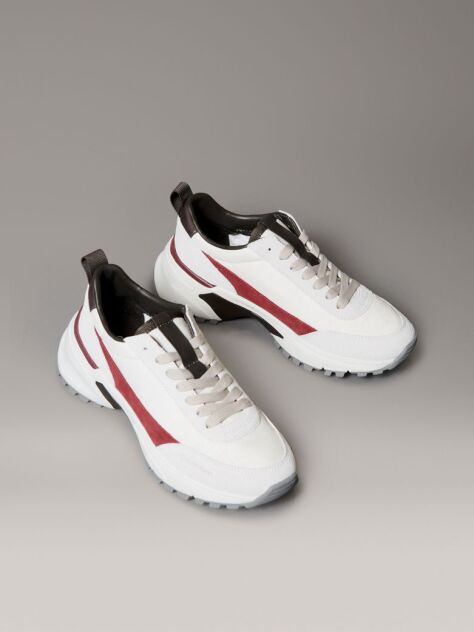 Alb Trailblazer - Adidasi Tip Runner Din Piele Intoarsa  Femei
