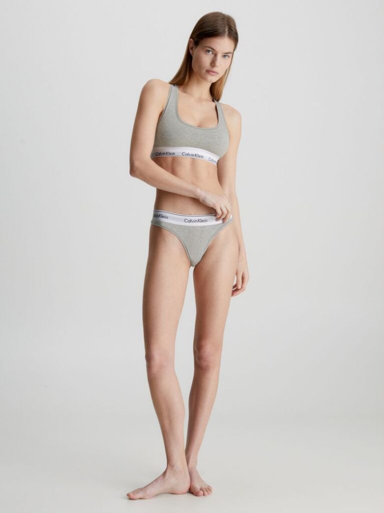 Gri Bralette - Icon Cotton Modal  Femei