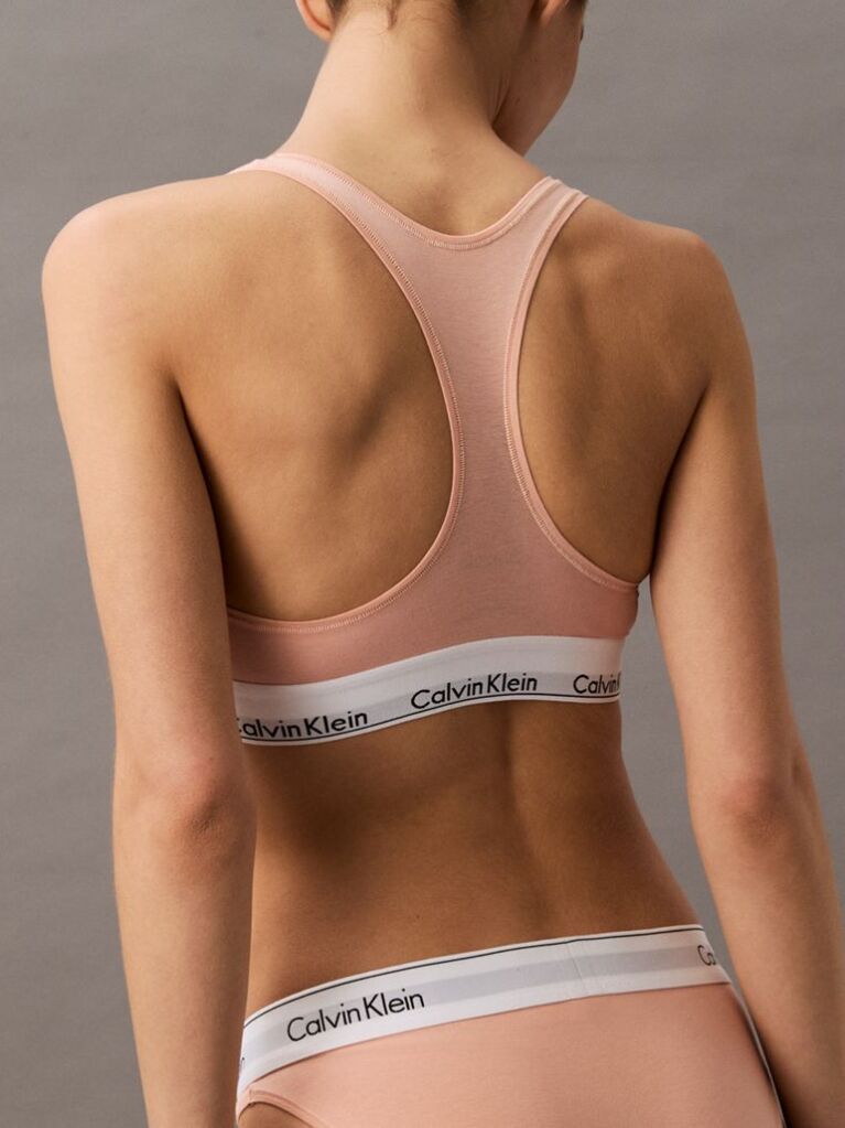 Portocaliu Bralette - Icon Cotton Modal  Femei