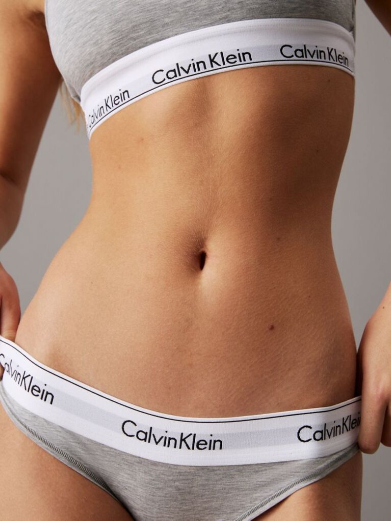 Gri Chiloti Tip Bikini - Icon Cotton Modal  Femei