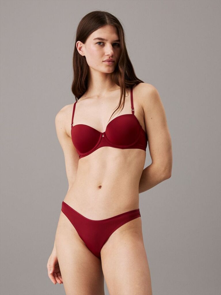 Rosu Chiloti Stil Brazilian - Minimalist  Femei