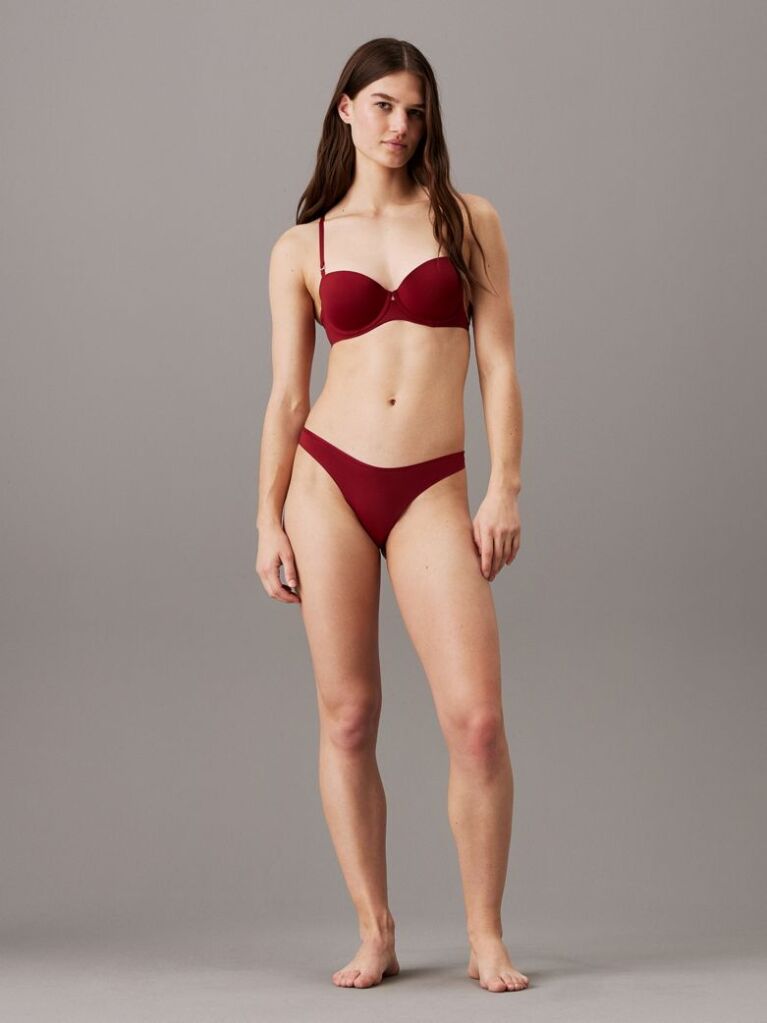 Rosu Chiloti Stil Brazilian - Minimalist  Femei