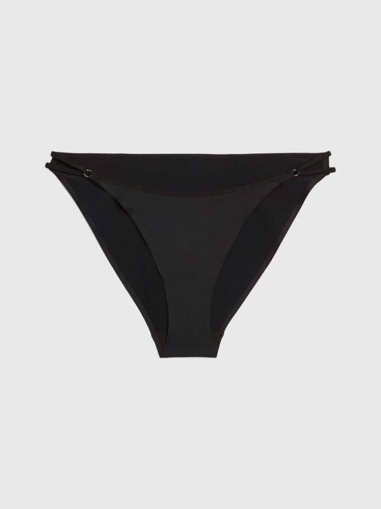 Negru Chiloti Stil Bikini - Minimalist  Femei