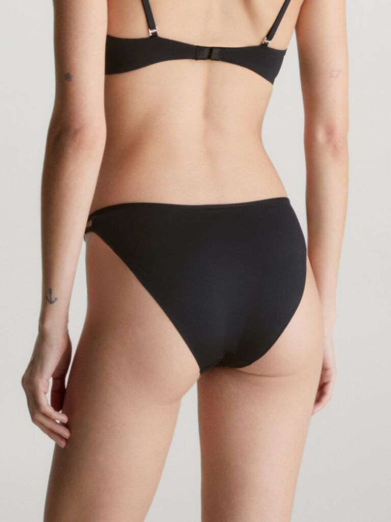 Negru Chiloti Stil Bikini - Minimalist  Femei