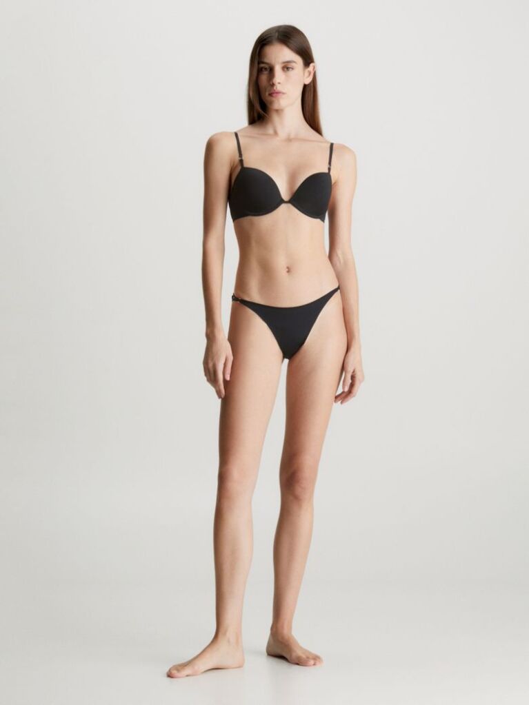 Negru Chiloti Stil Bikini - Minimalist  Femei