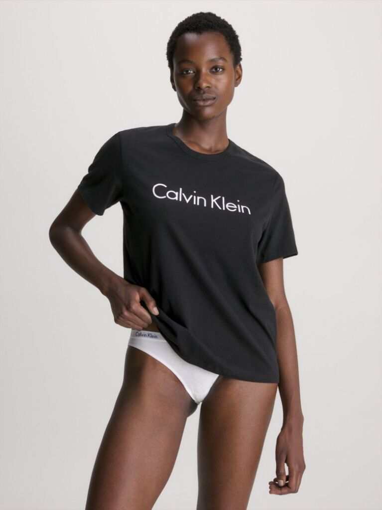 Negru Top De Pijama - Comfort Cotton  Femei
