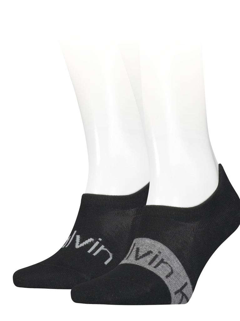 Multi Calvin Klein Logo Ribbon High-Cut Men's Footie 2 pack  Men