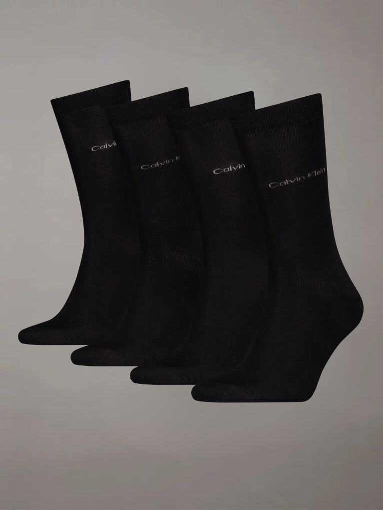 Negru Set Cadou 4 Perechi Sosete Clasice  Barbati