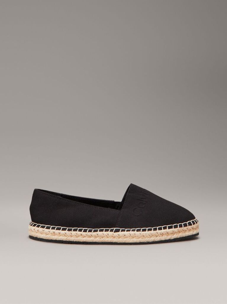 Negru Espadrile Din Material Textil  Femei