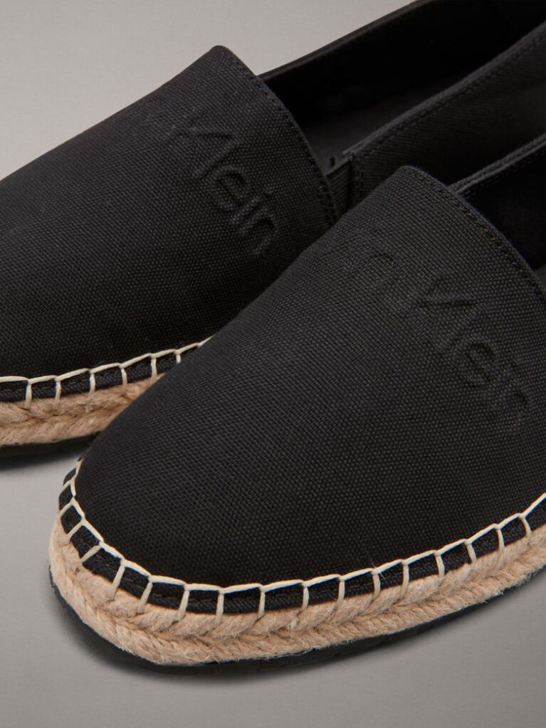 Negru Espadrile Din Material Textil  Femei