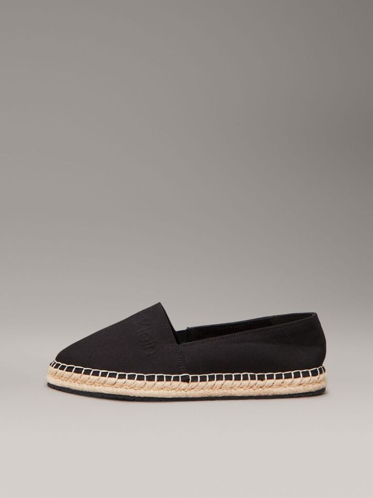 Negru Espadrile Din Material Textil  Femei