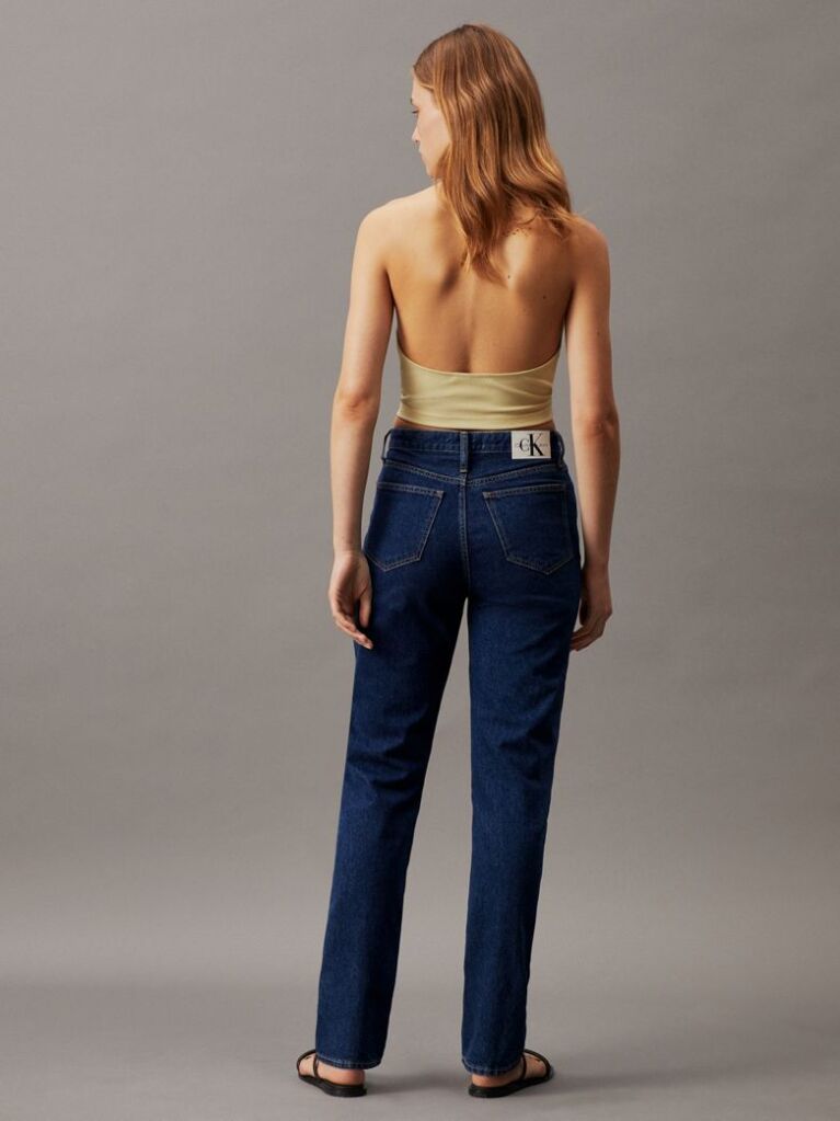 Denim Blugi Autentici Drepti Cu Croiala Slim  Femei
